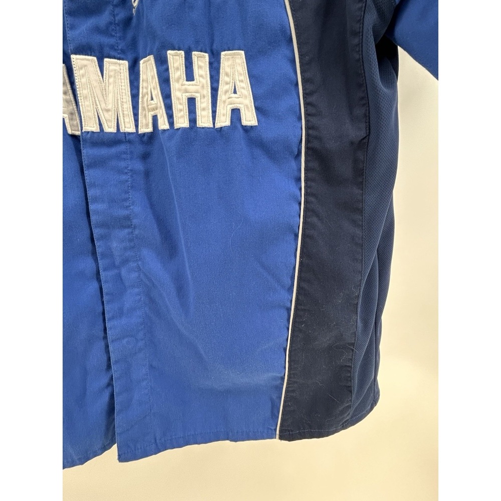 JH Design Yamaha Racing Pit Crew Button Up Shirt XL Embroidered Emblems - Picture 4 of 16